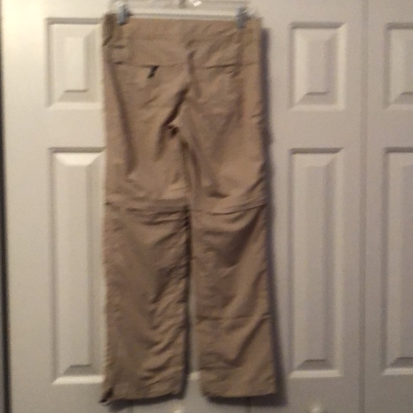Columbia Omni Shade 2 in 1 pants / Bermuda shorts Bone color Size 4 short - Picture 2 of 15